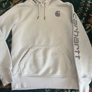 Carhartt Light purple  Hoodie with Purple Logo